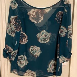 LC Lauren Conrad (kohls) shirt, size xs